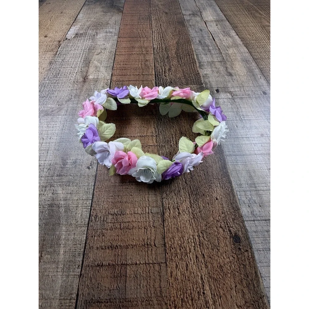 Revolution Dancewear Girls LC Floral Ballet Costume Dress Flower Crown Pink Ivor